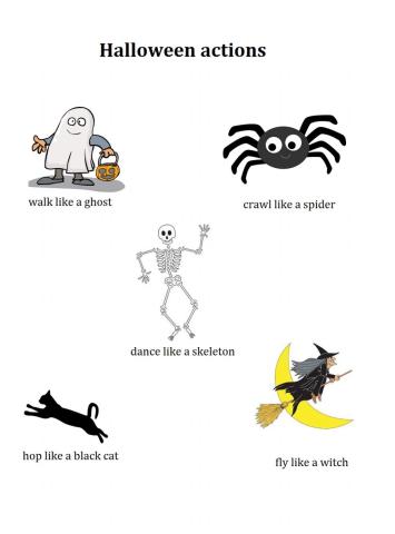 Halloween actions