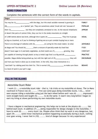 Online Lesson 28 (review)