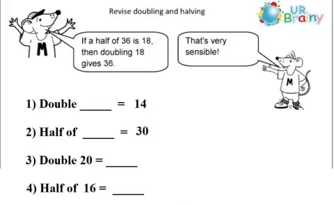 Doubling and Halving