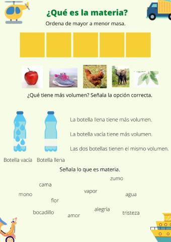 Qué es la masa. masa y volumen