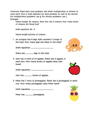 Multiplication or Division