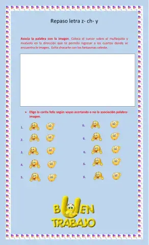 Repaso letra z-ch-y
