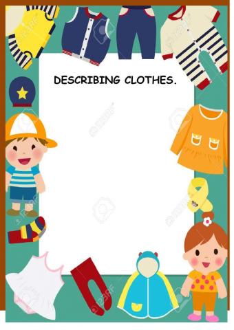 IT IS - THEY ARE CLOTHES