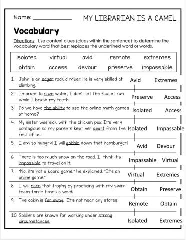Vocab in Context