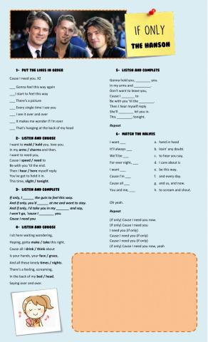 If Only - Hanson