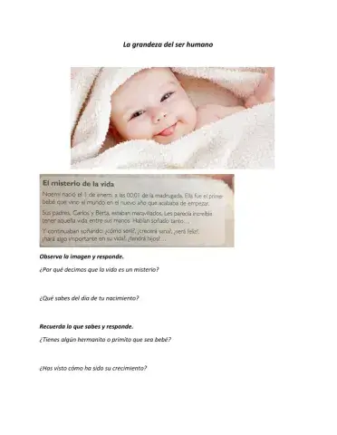 La grandeza del ser humano