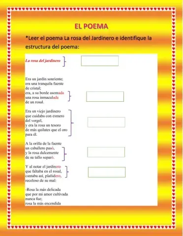 Estructura del Poema