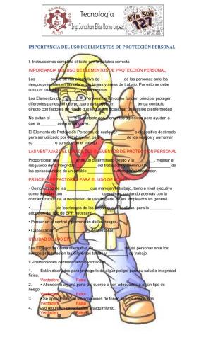 Equipo de seguridad personal