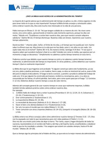 Comprensión de lectura