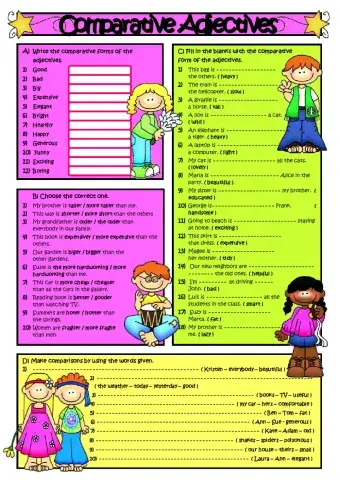 Comparative adjectives