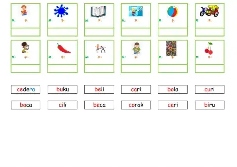 Suku Kata KVKV-KVKVKV b dan c