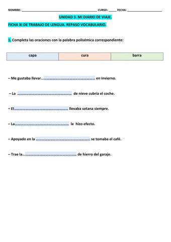 Ficha 11 LCL T-3 5º  EPO
