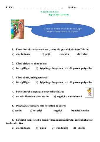 CIOC! CIOC! CIOC!, de Emil Gârleanu