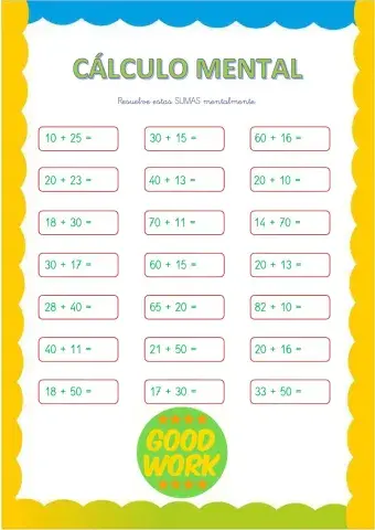 Cálculo Mental 16