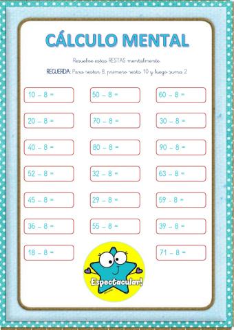 Cálculo Mental 20