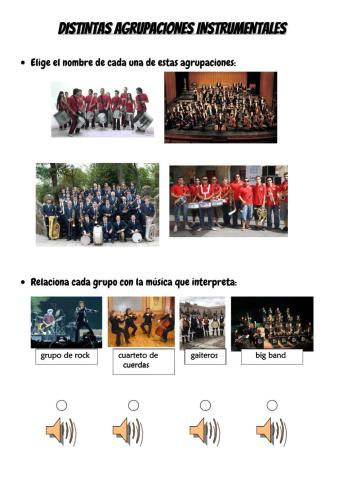 Agrupaciones instrumentales