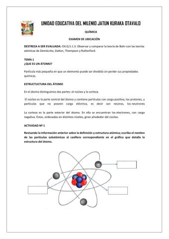 Examen de ubicación