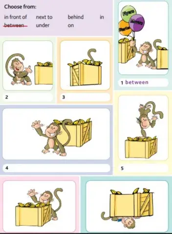 Prepostions of place