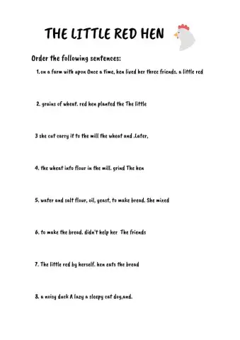 The little red hen ?