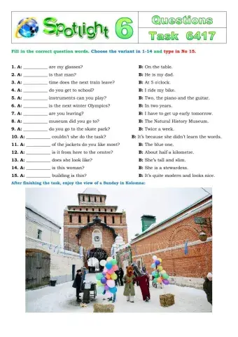 Spotlight 6 Task 6417