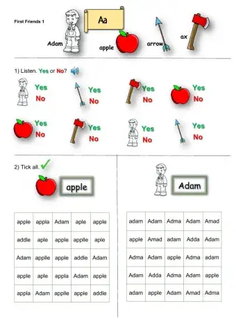 First Friends 1 - Aa