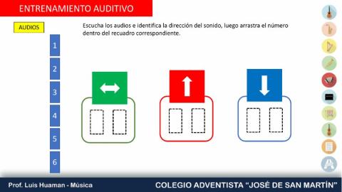 Entrenamiento auditivo (La altura del sonido)
