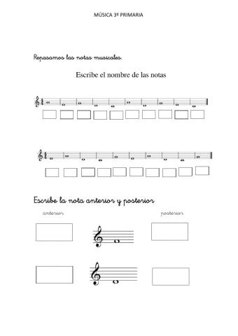 Notas musicales