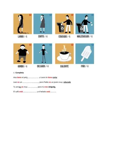 Adjetivos I