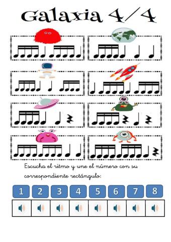 Dictado rítmico 3ep