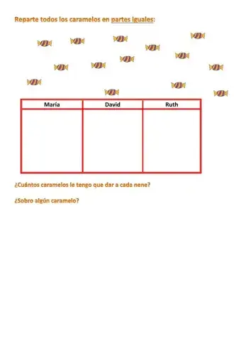 Repartiendo y dividiendo