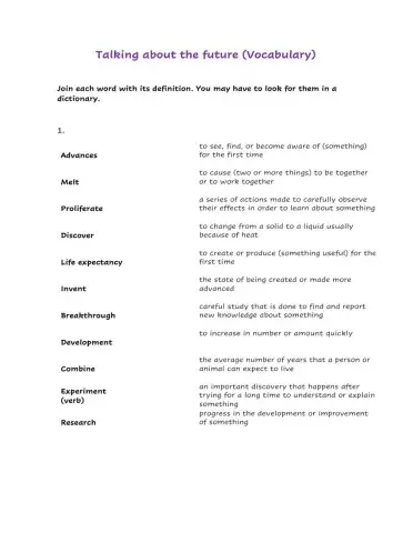 Technology vocabulary