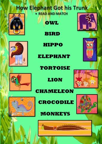 How elephant got his trunk