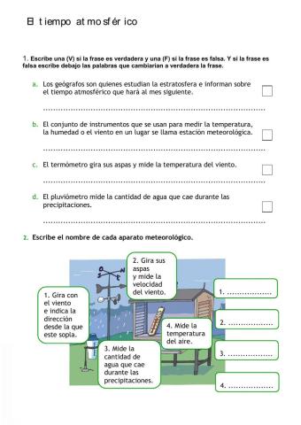 El tiempo atmosférico