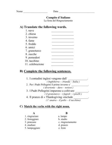 Festa del ringraziamento