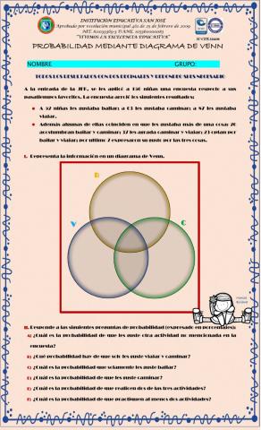 PROBABILIDAD PASATIEMPOS DIAGRAMA DE VENN
