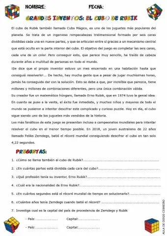 Comprensión Lectora