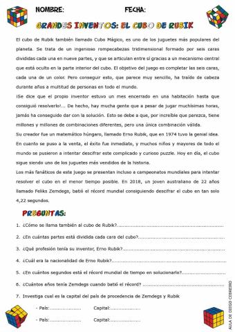 Comprensión Lectora