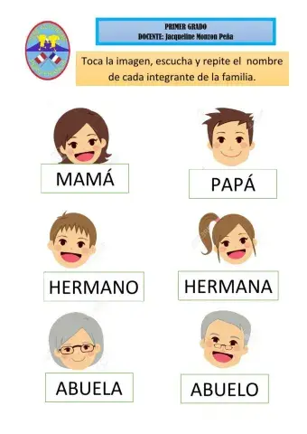 Vocabulario la familia