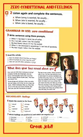 Zero conditional and feelings