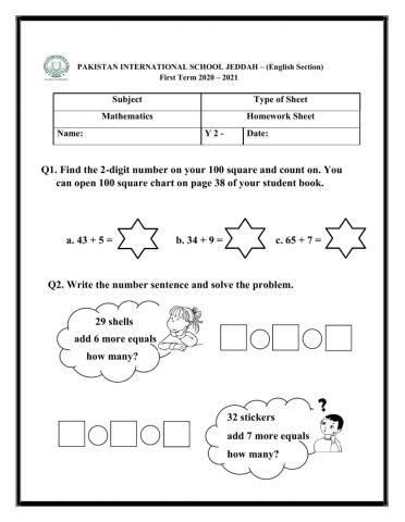 Unit 6 lessons 3 and  4