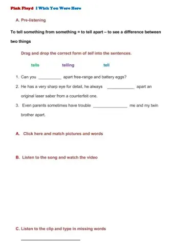 Pink Floyd I Wish You Were Here