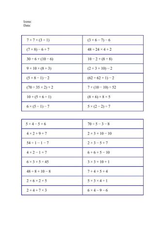 Eragiketa konposatuak