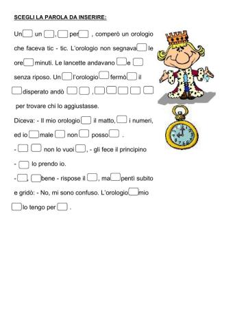 Monosillabi accentati e non