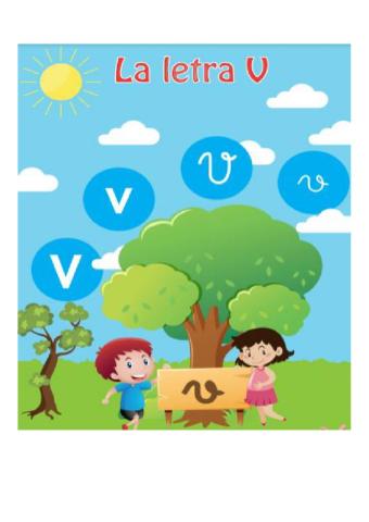 Crucigrama con palabras con v