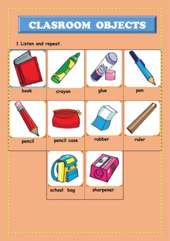 Classroom objects