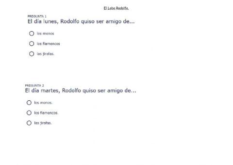 Actividades de refuerzo