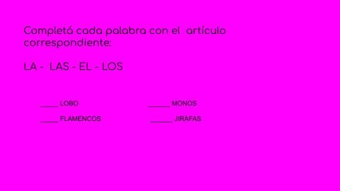 Actividades de refuerzo