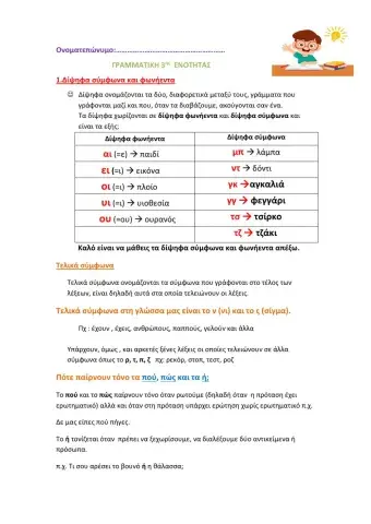 3η Ενότητα- Ασκήσεις