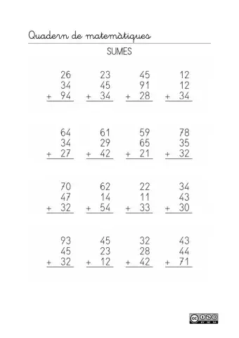 Quadern de matemàtiques 2