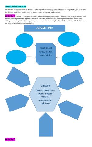 Traditions and festivities